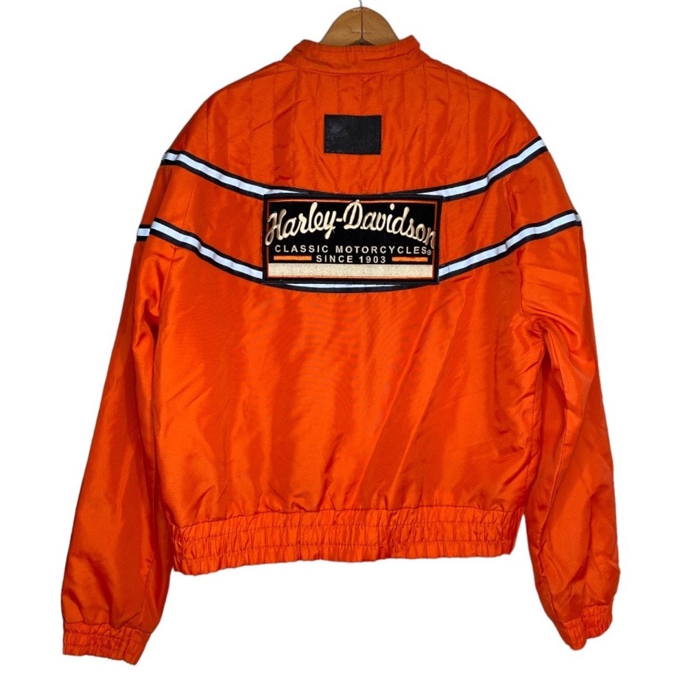 USA BD Biker Design Harley-Davidson Motorcycle Reflective Biker Jacket